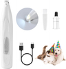 Rechargeable Cordless Electric Pet Paw Trimmer with LED Light