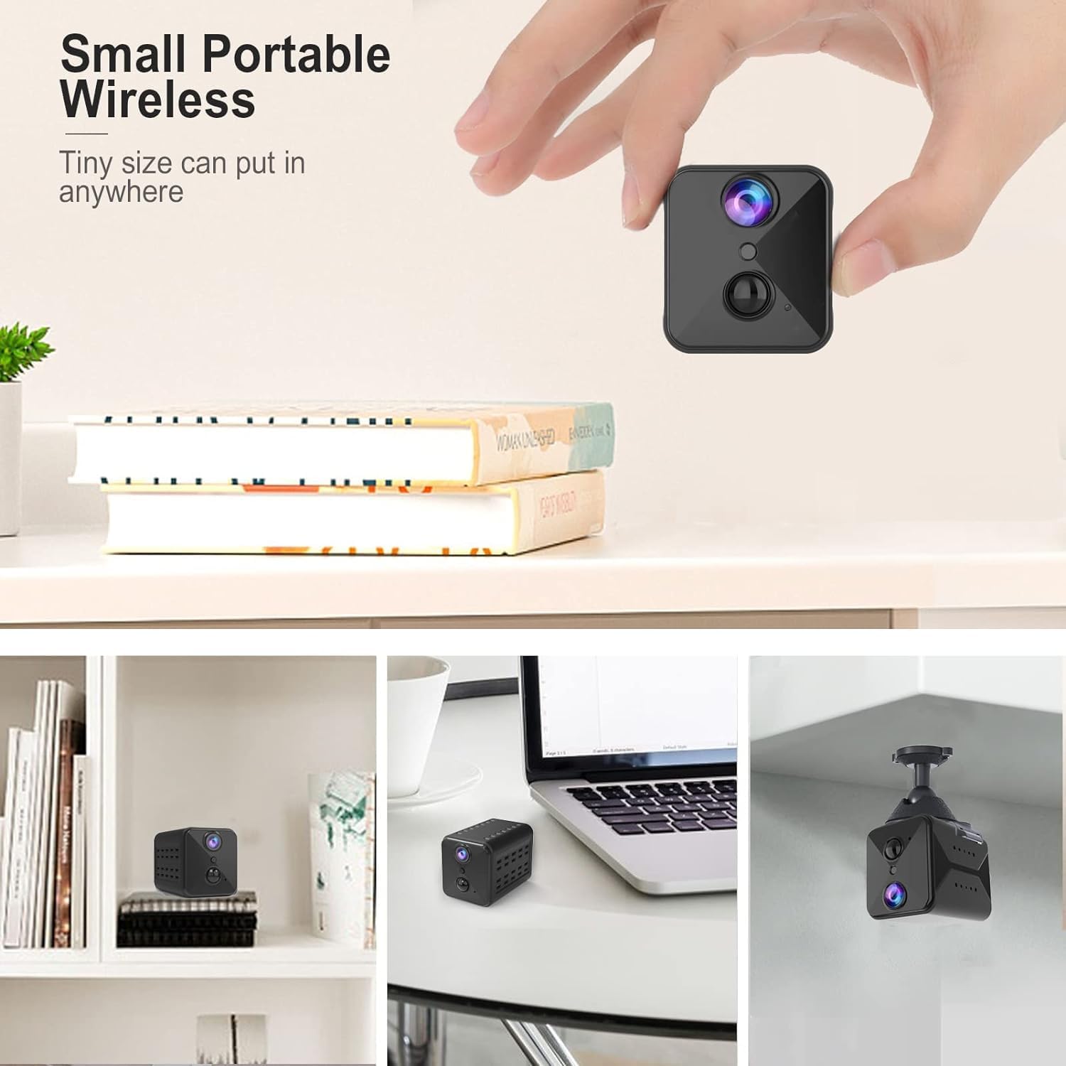 4K WiFi Hidden Camera with AI Motion Detection And Cloud Storage