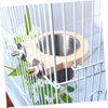 Stainless Steel Hanging Bird Feeder And Waterer Set for Cage