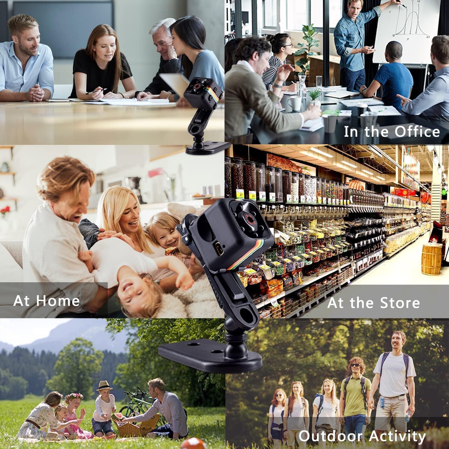 Portable HD 1080P Mini Camera with Night Vision And Motion Detection