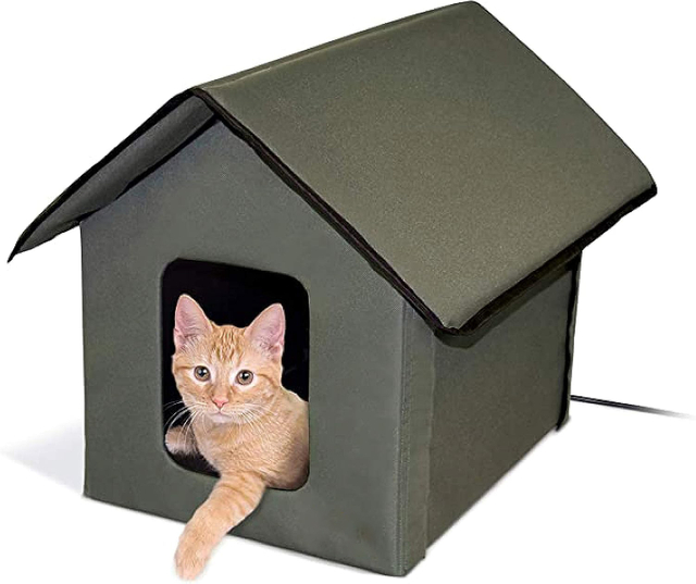 WHKJ Outdoor Heated Cat House