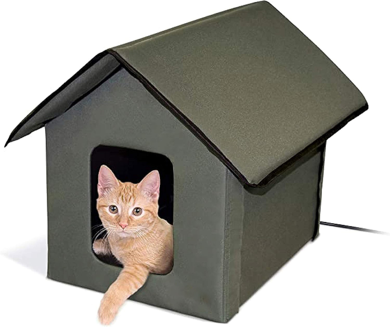 WHKJ Outdoor Heated Cat House