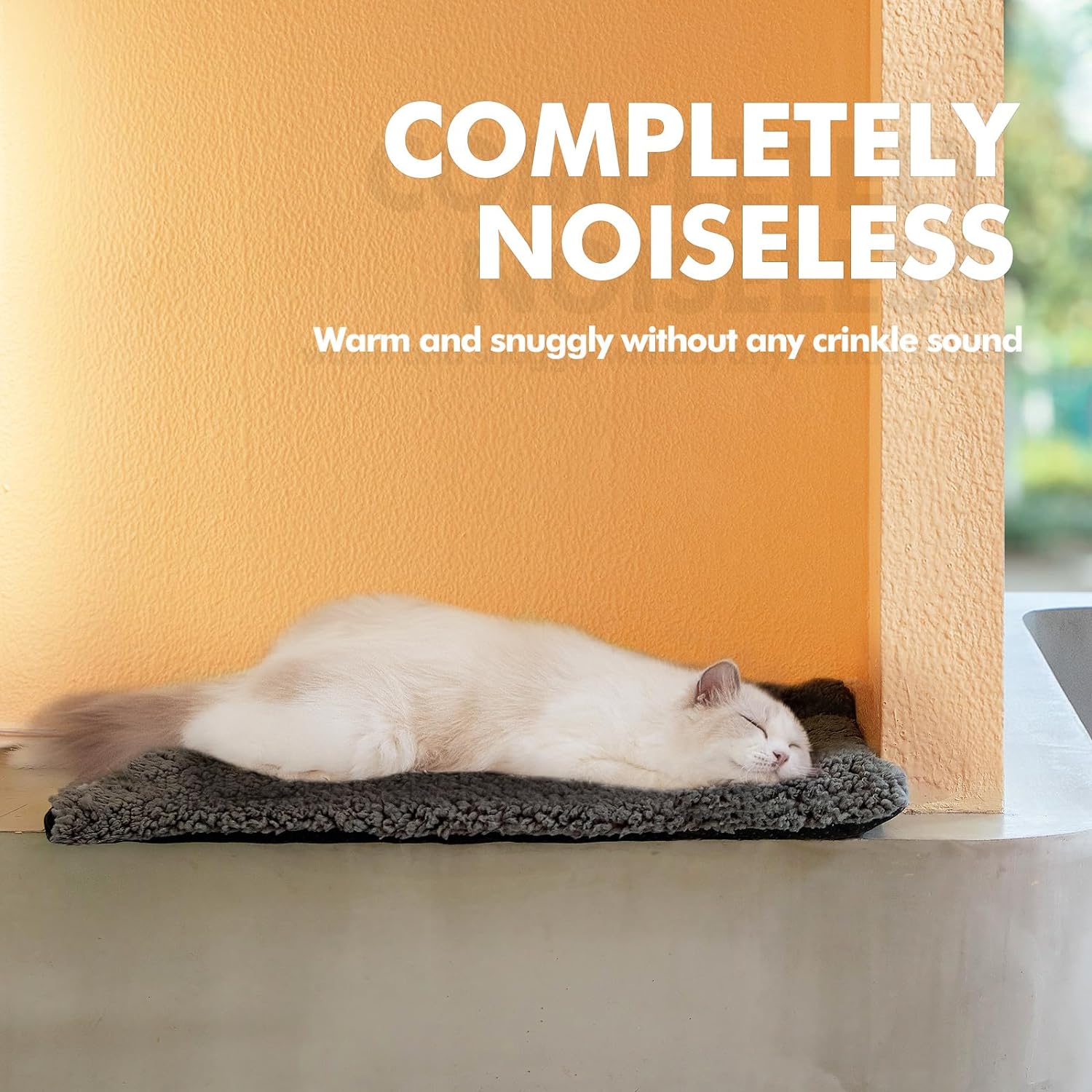 Self-Warming Pet Bed with Removable Cover