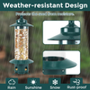 Durable Hanging Bird Feeder with Squirrel-Proof Design