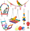 Hanging Standing Hammock Colorful Bird Toy
