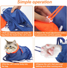 Breathable Mesh Anti-scratch Adjustable Cat Grooming Bag