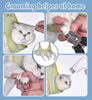 Cat and dog grooming harness nail trimming assist bed