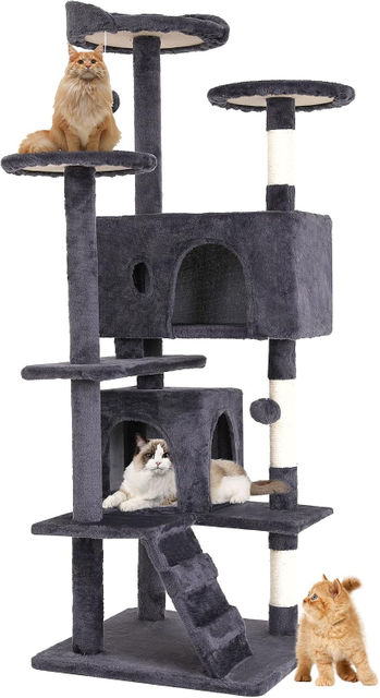 Multi-level Furniture Suitable for Indoor Cat Tree Towers