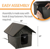 WHKJ Outdoor Heated Cat House