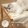 Plush Velvet Cat Hammock Bed