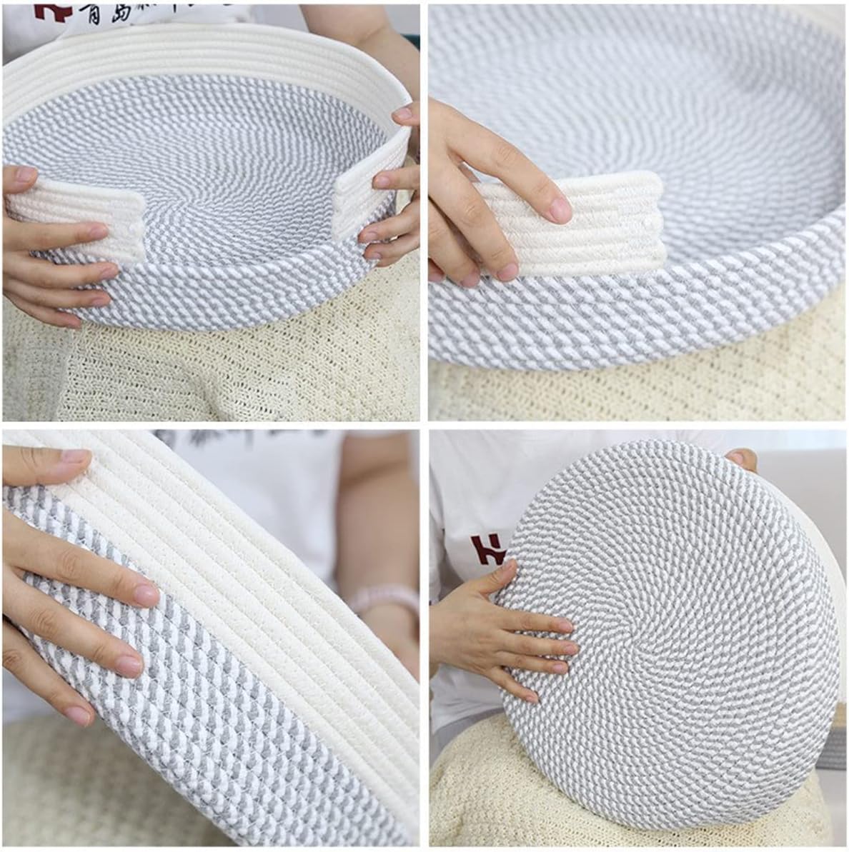 WHKJ Cotton Rope Cat Bed