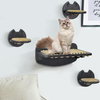 Modern Cat Wall Shelves with Sisal Cat Hammock