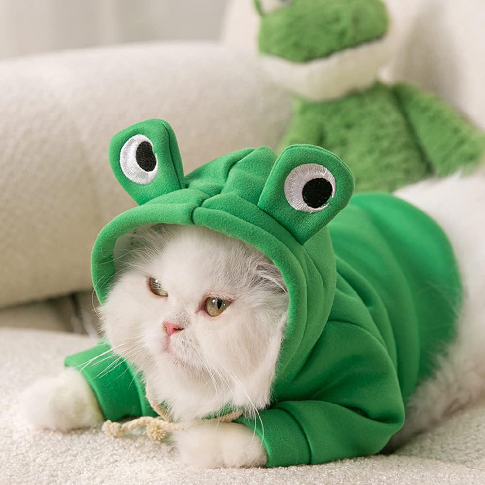 Cute Frog Cosplay Pet Hoodie