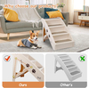 Foldable Dog Stair Steps with Anti-slip Pads