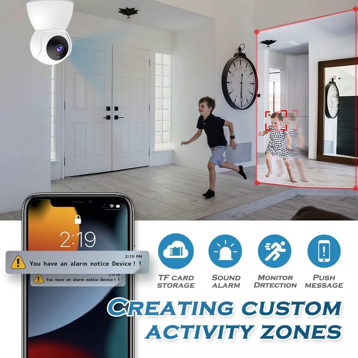 Indoor Pan/Tilt Smart Security Camera
