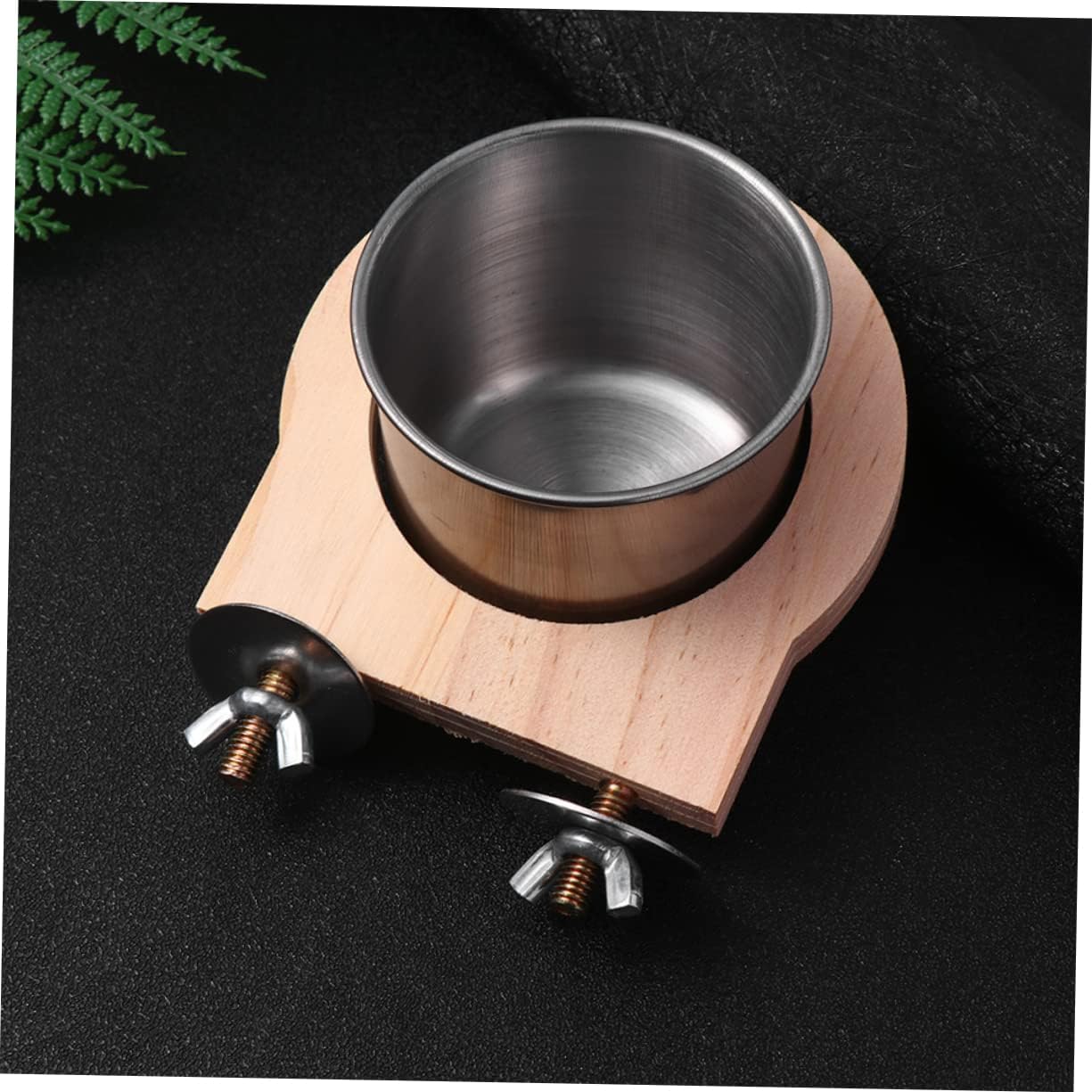 Stainless Steel Hanging Bird Feeder And Waterer Set for Cage