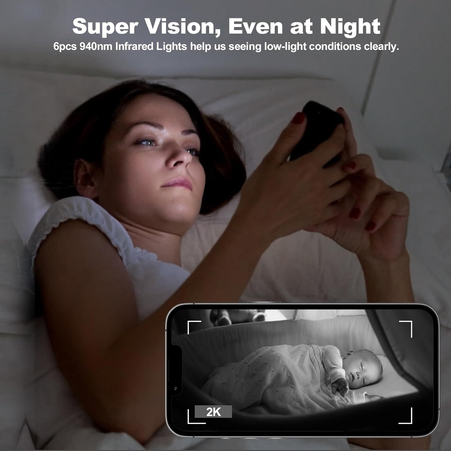 Advanced Camera with Night Vision And Two-Way Audio for Home Security