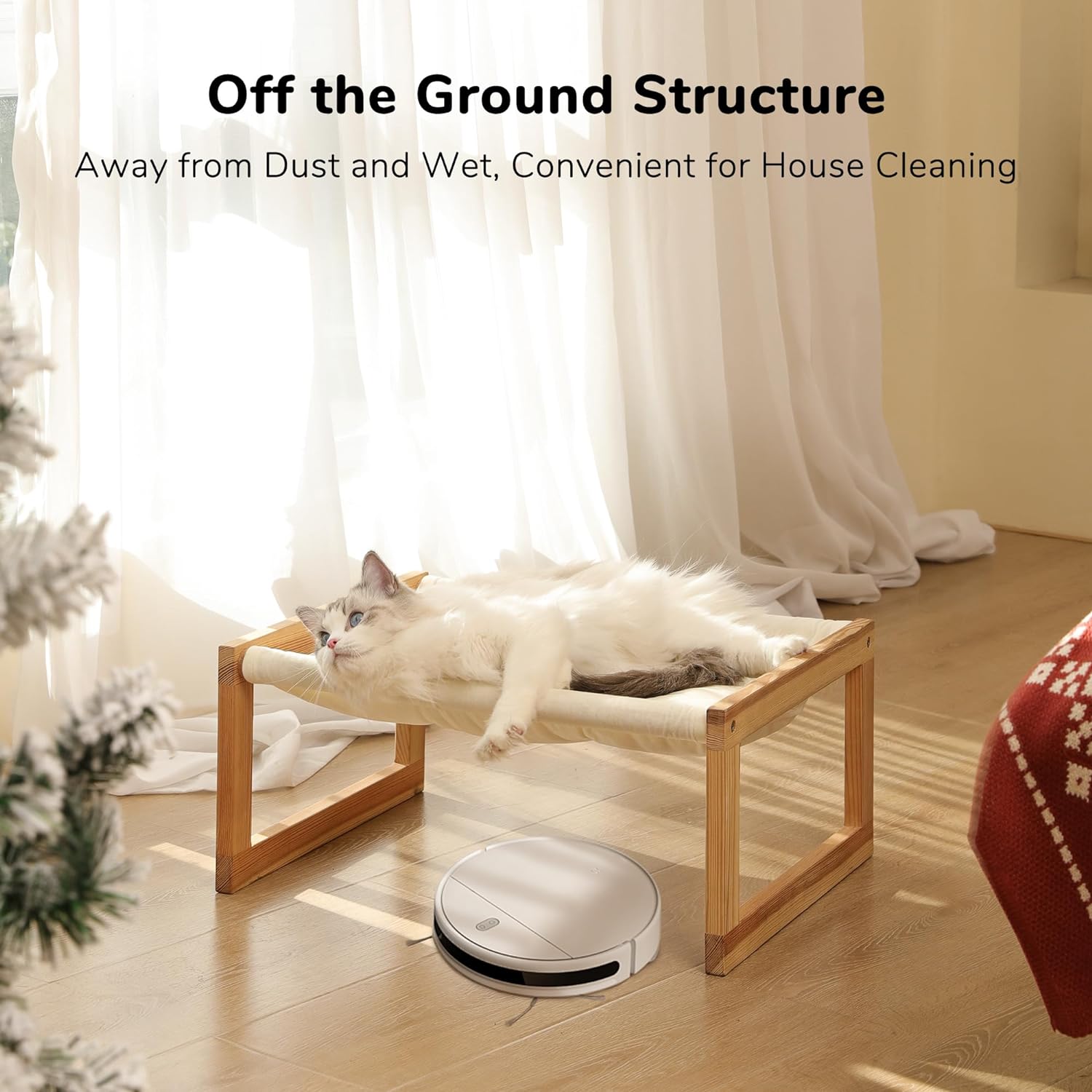 Plush Velvet Cat Hammock Bed