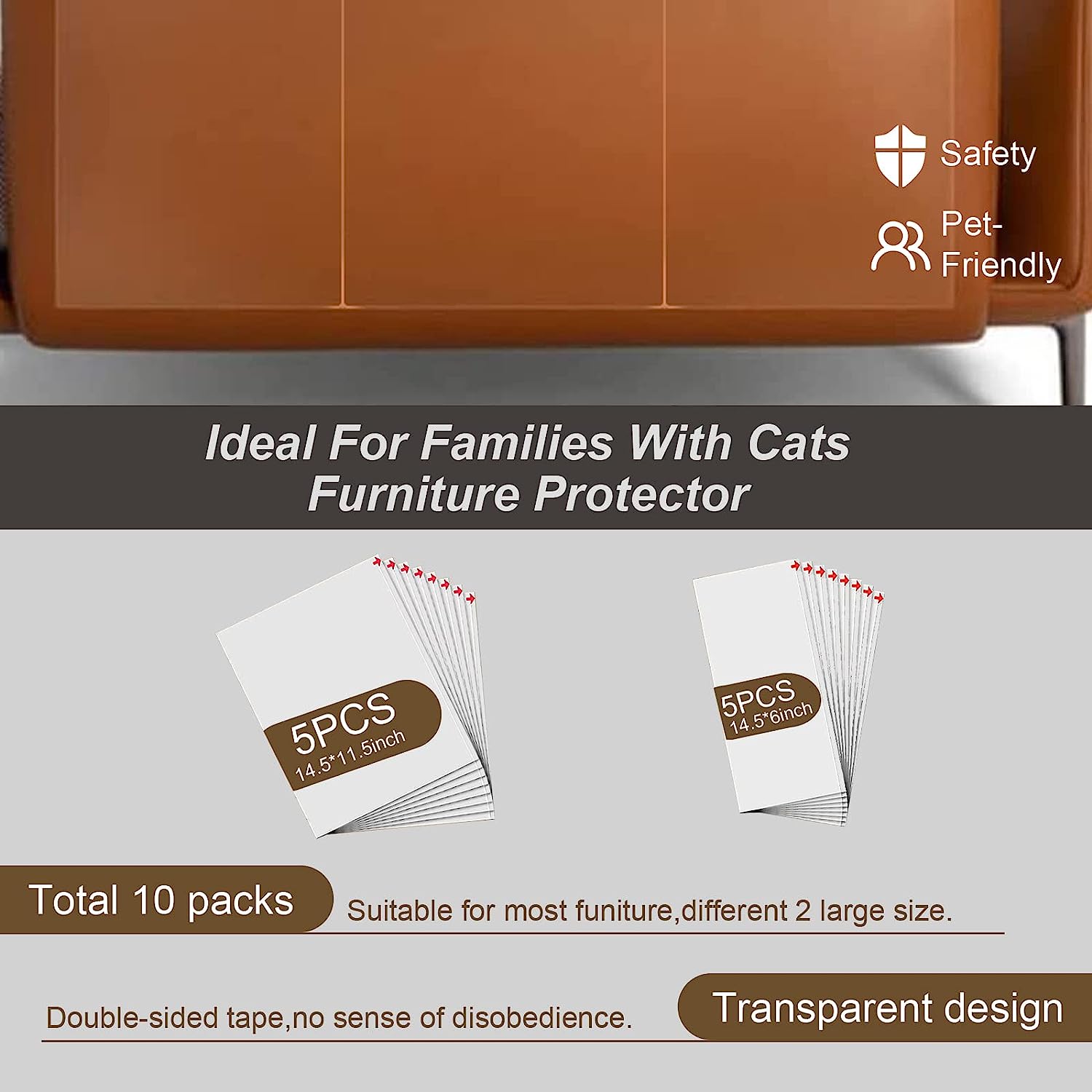Transparent Cat Scratch Deterrent Tape