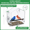 Outdoor Transparent Window Bird Feeder