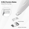 Rechargeable Cordless Electric Pet Paw Trimmer with LED Light