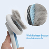 Cat Brush for Shedding And Grooming with Release Button