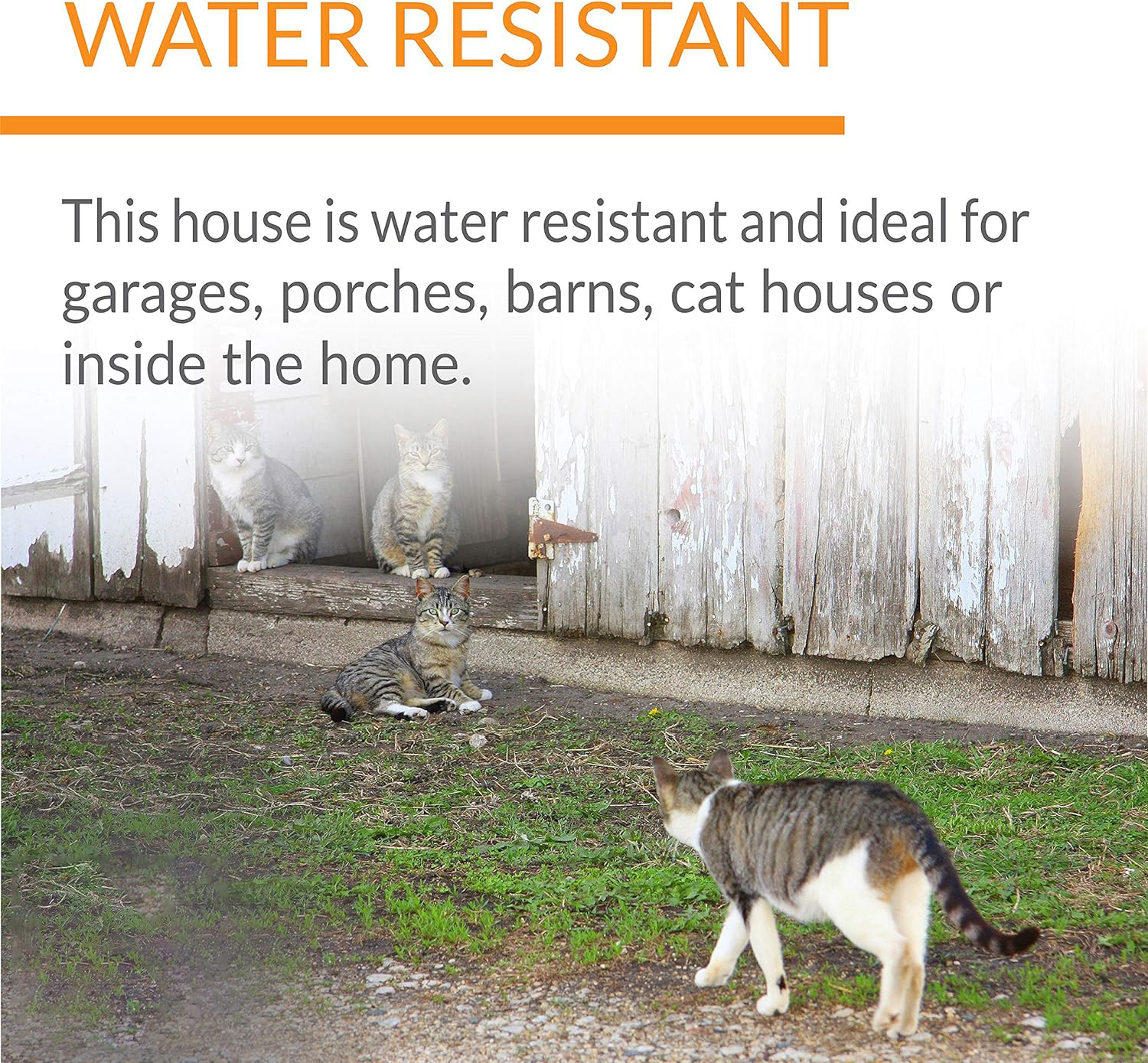 WHKJ Outdoor Heated Cat House