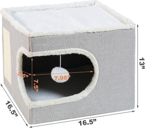 WHKJ Covered Cat Cube House