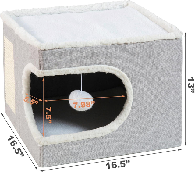 WHKJ Covered Cat Cube House