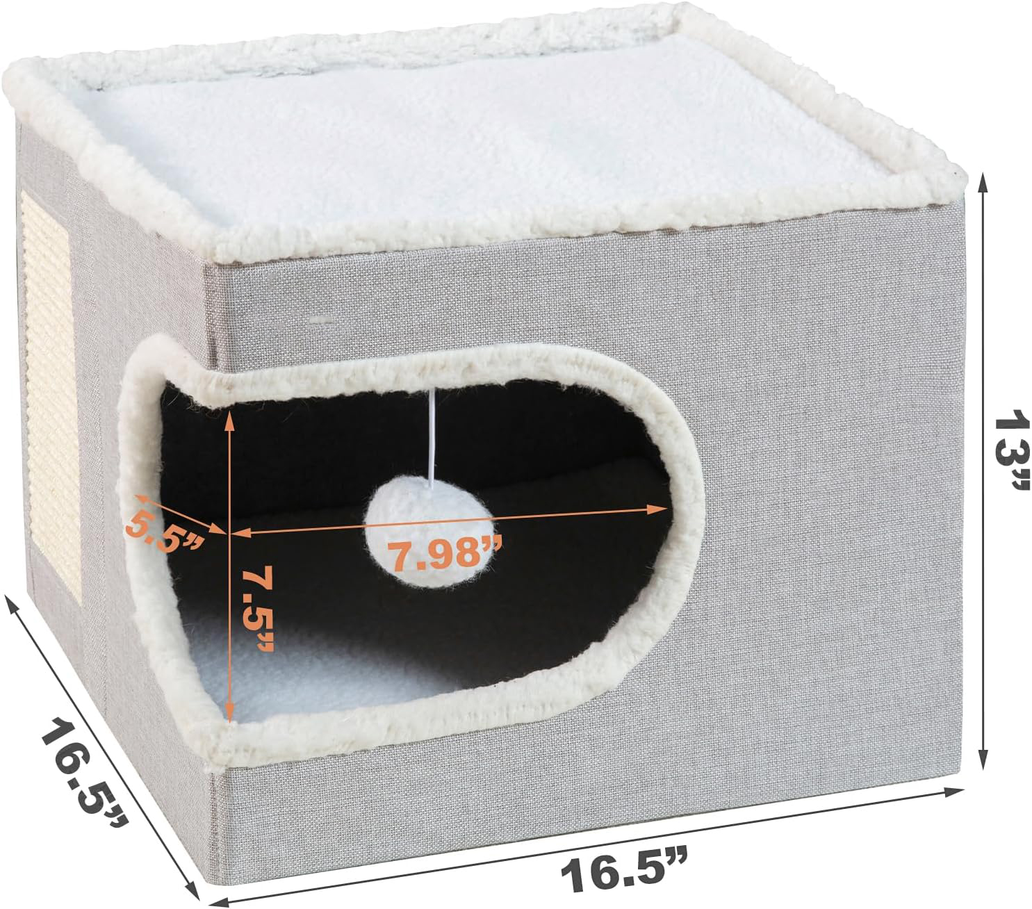 WHKJ Covered Cat Cube House