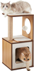 Modern And Sturdy Wood Cat Tree for Large Cats