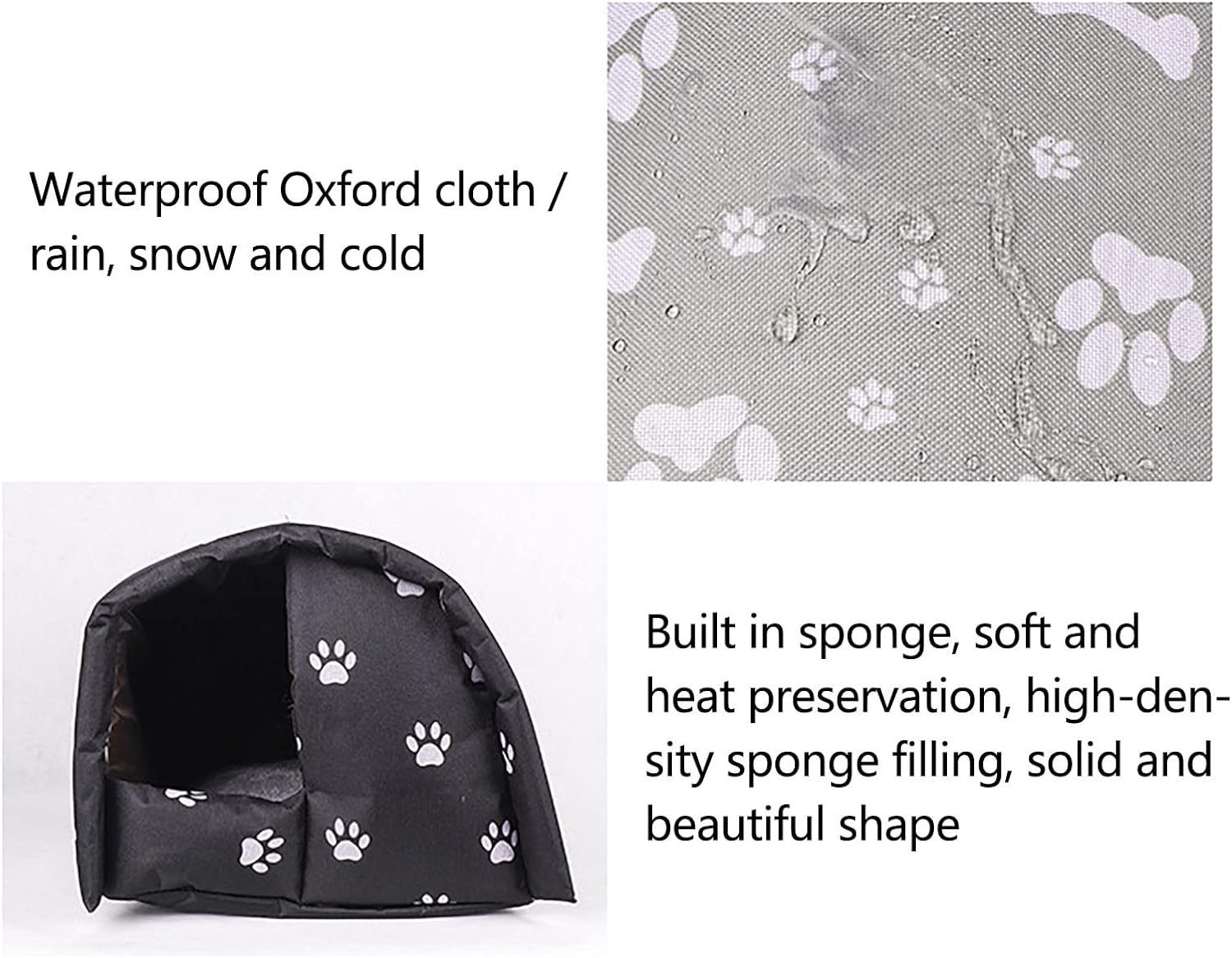WHKJ Weatherproof Feral Cat House