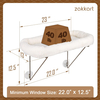 Sturdy Cat Window Perch with Cozy Bed
