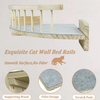 Sturdy And Spacious Cat Wall Shelves