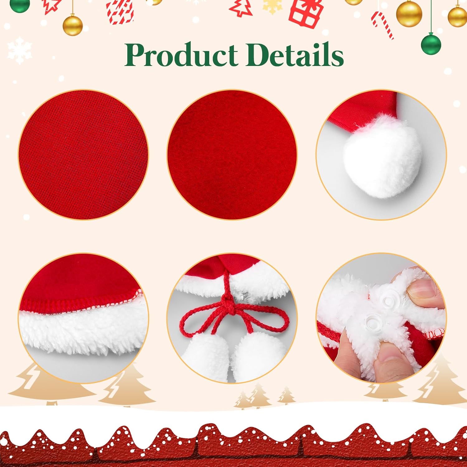 Soft Christmas Pet Cape with Hat