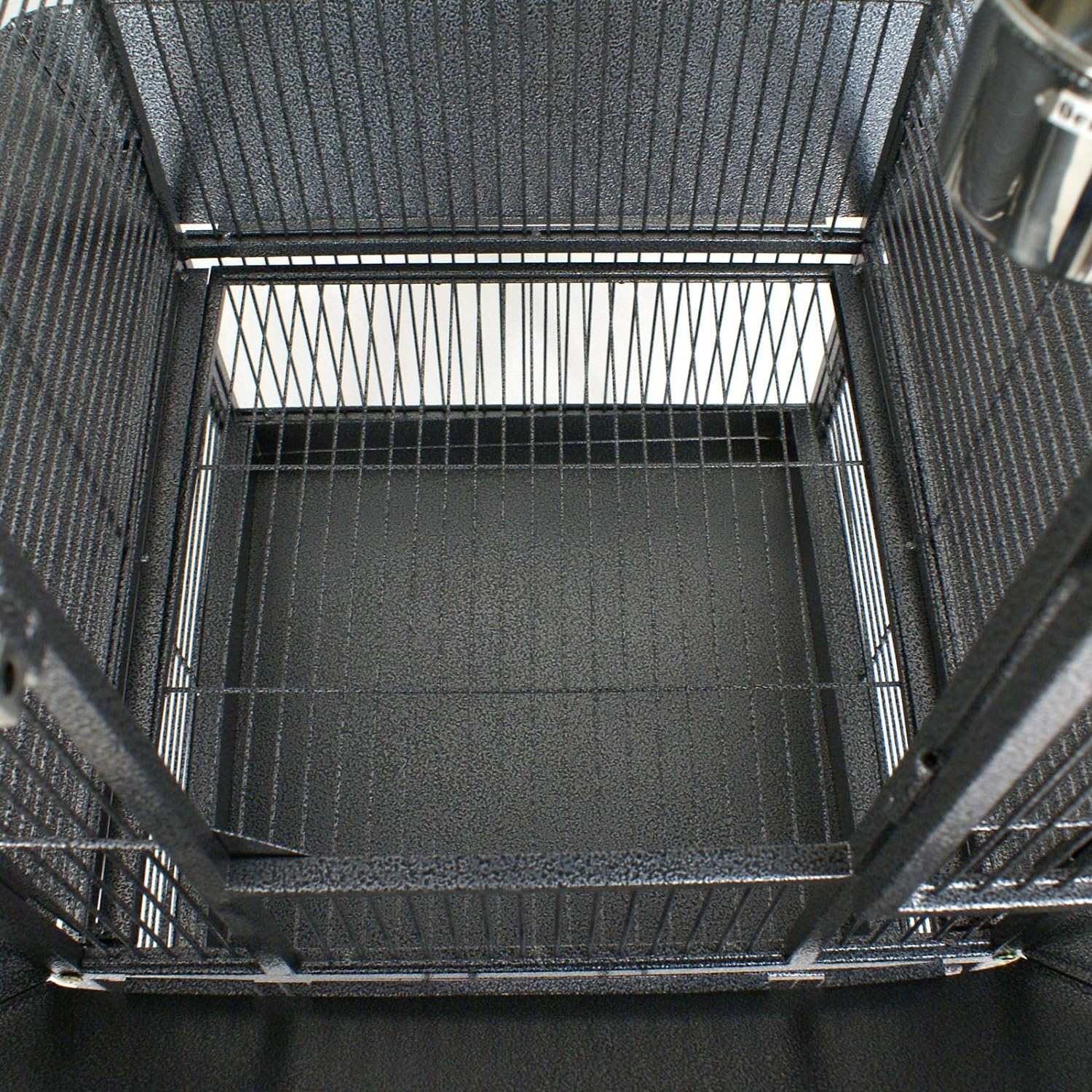 Sturdy And Versatile 61-inch Wrought Iron Bird Cage with Playtop