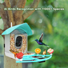 Smart Bird Feeder with 1080P HD Camera