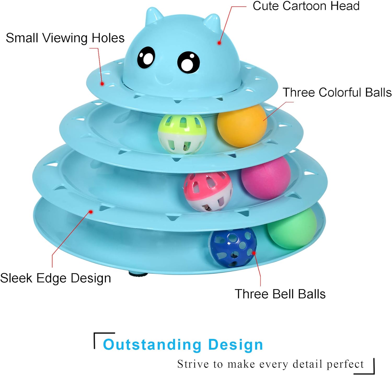 Level 3 Spinner Cat Toy Ball
