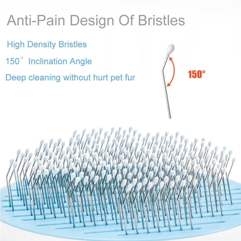 Cat Brush for Shedding And Grooming with Release Button