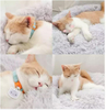 Round Soft Cat Bed for Indoor Use