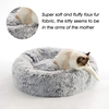 WHKJ Cozy Faux Fur Cat Bed