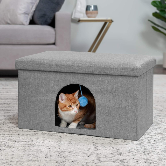 WHKJ Collapsible Pet House Ottoman
