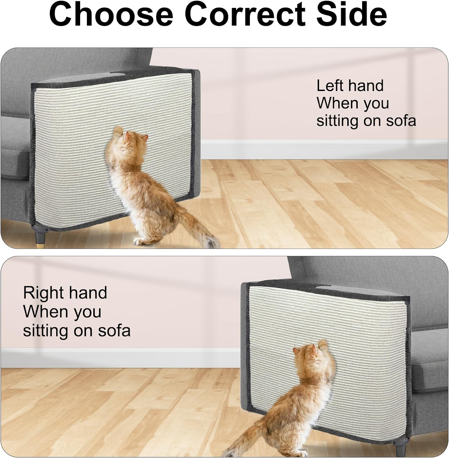 Natural Sisal Cat Scratch Furniture Protector