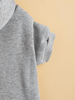 Basic Cat Hoodie Light Grey