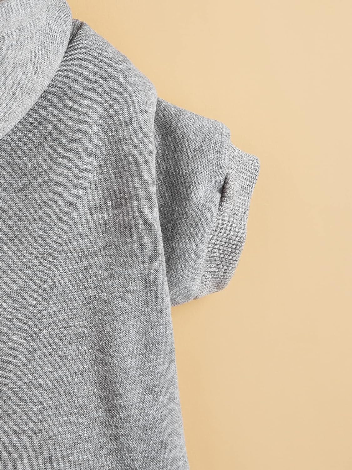 Basic Cat Hoodie Light Grey