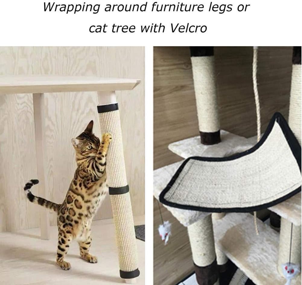Natural Sisal Cat Scratcher Sofa Protector