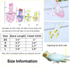Reusable Bird Diapers Flight Suit Liners for Parrot Care