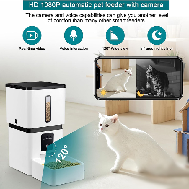 Wehao Pets 8L Large Automatic Food Feeder For Dogs 