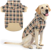 Soft Warm Plaid Dog Hoodie