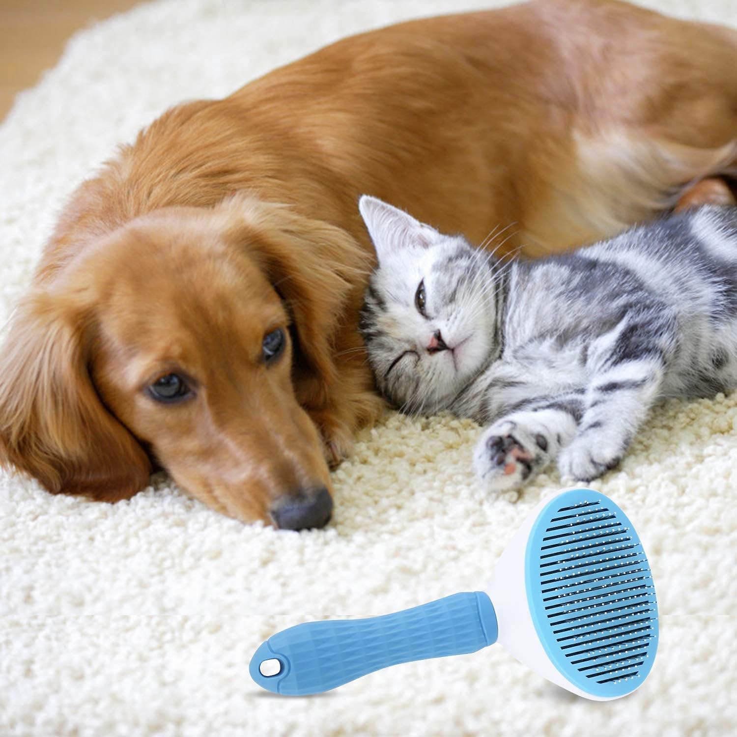 Cat Grooming Self-cleaning Hair Removal Brush